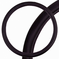 Оплетка SKYWAY Top-1 XL (420-430мм) Черная экокожа